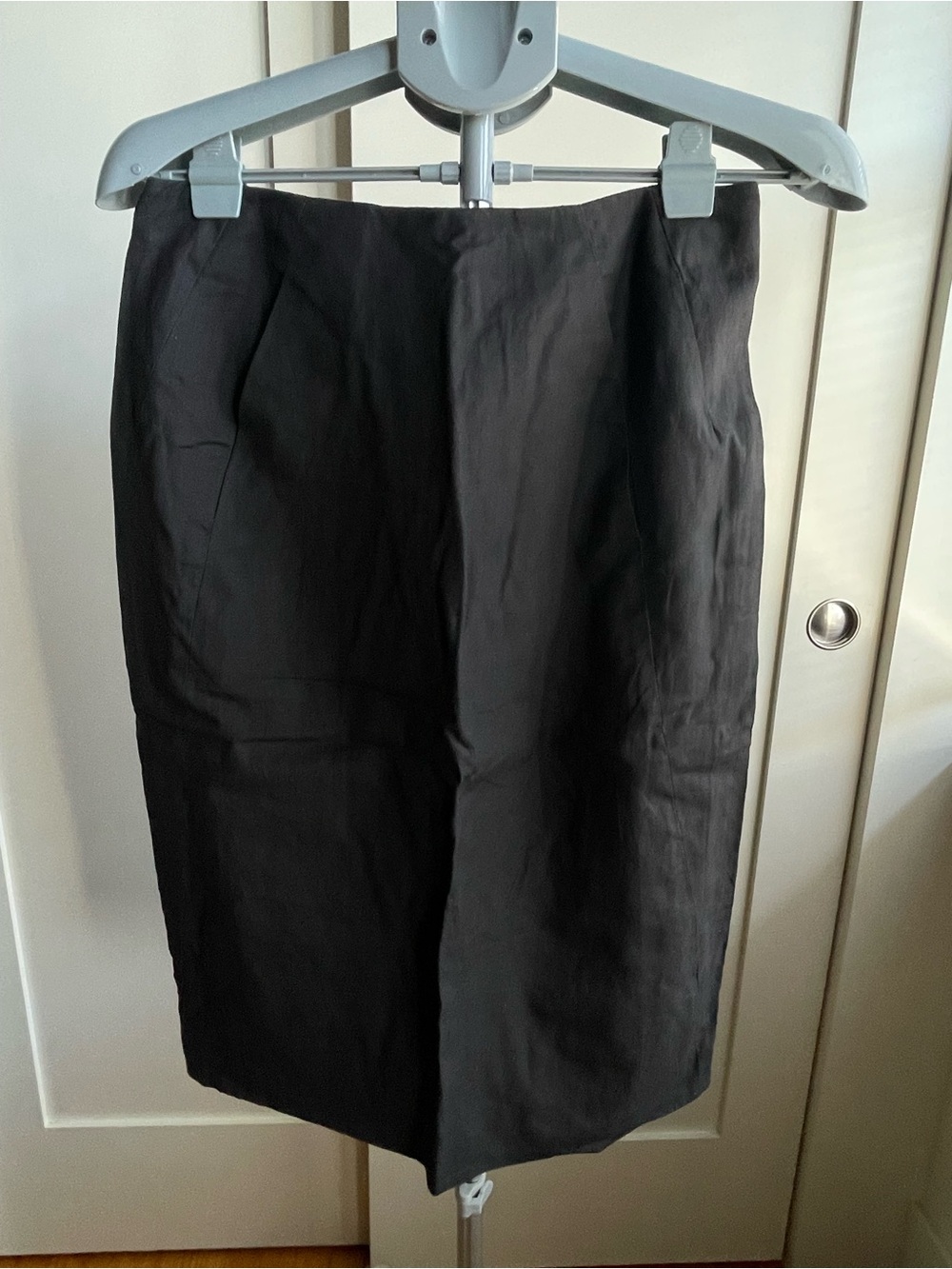 Women’s Dark Charcoal Midi Pencil Skirt - Classic Workwear